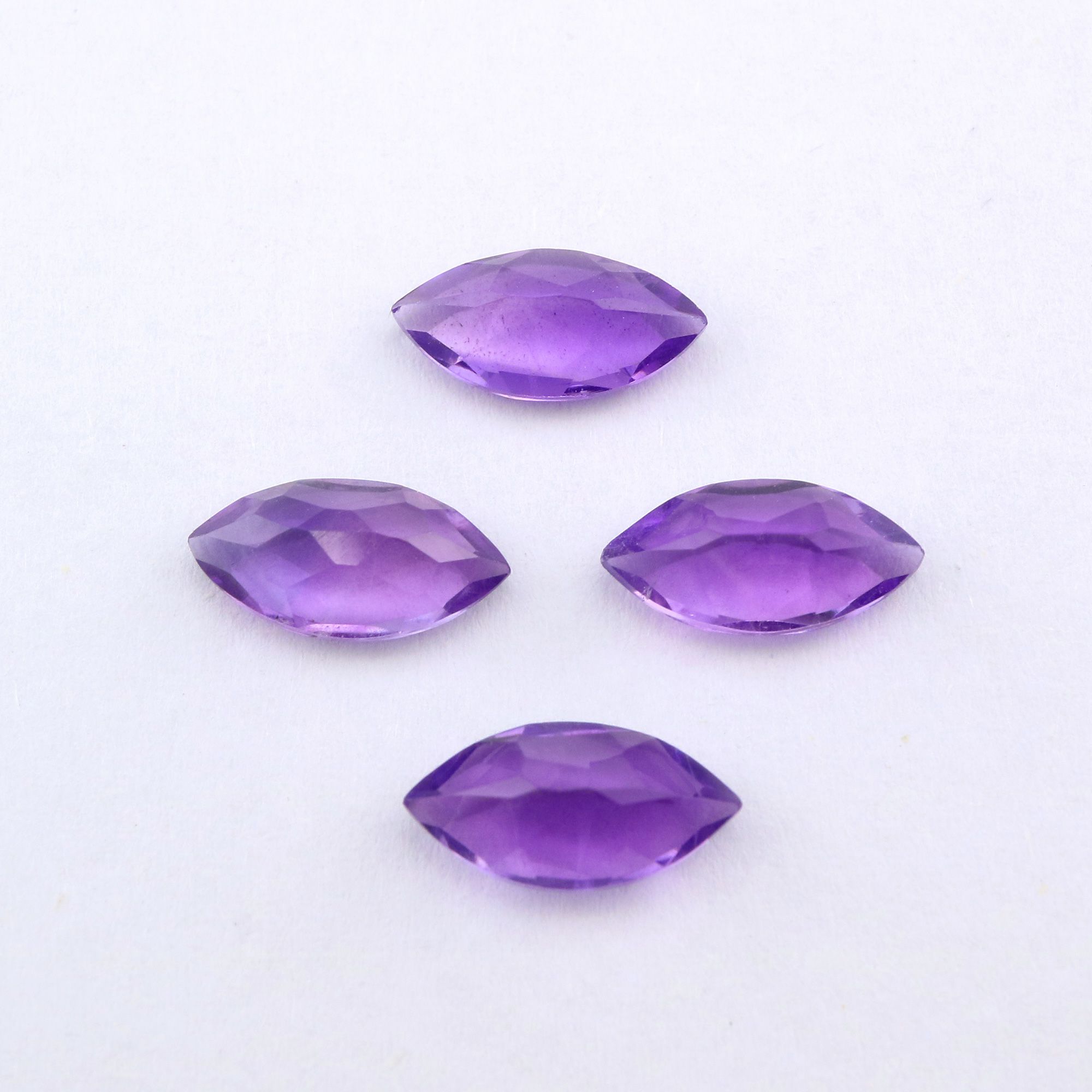 1Pcs Natural Purple Amethyst February Birthstone Marquise Faceted Loose Gemstone Nature Semi Precious Stone DIY Jewelry Supplies 4160027 - Click Image to Close